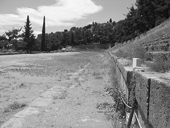 The stadium at Delphi