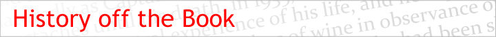 History Off the Book header