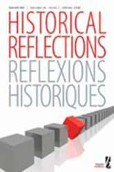 Historical Reflections journal cover